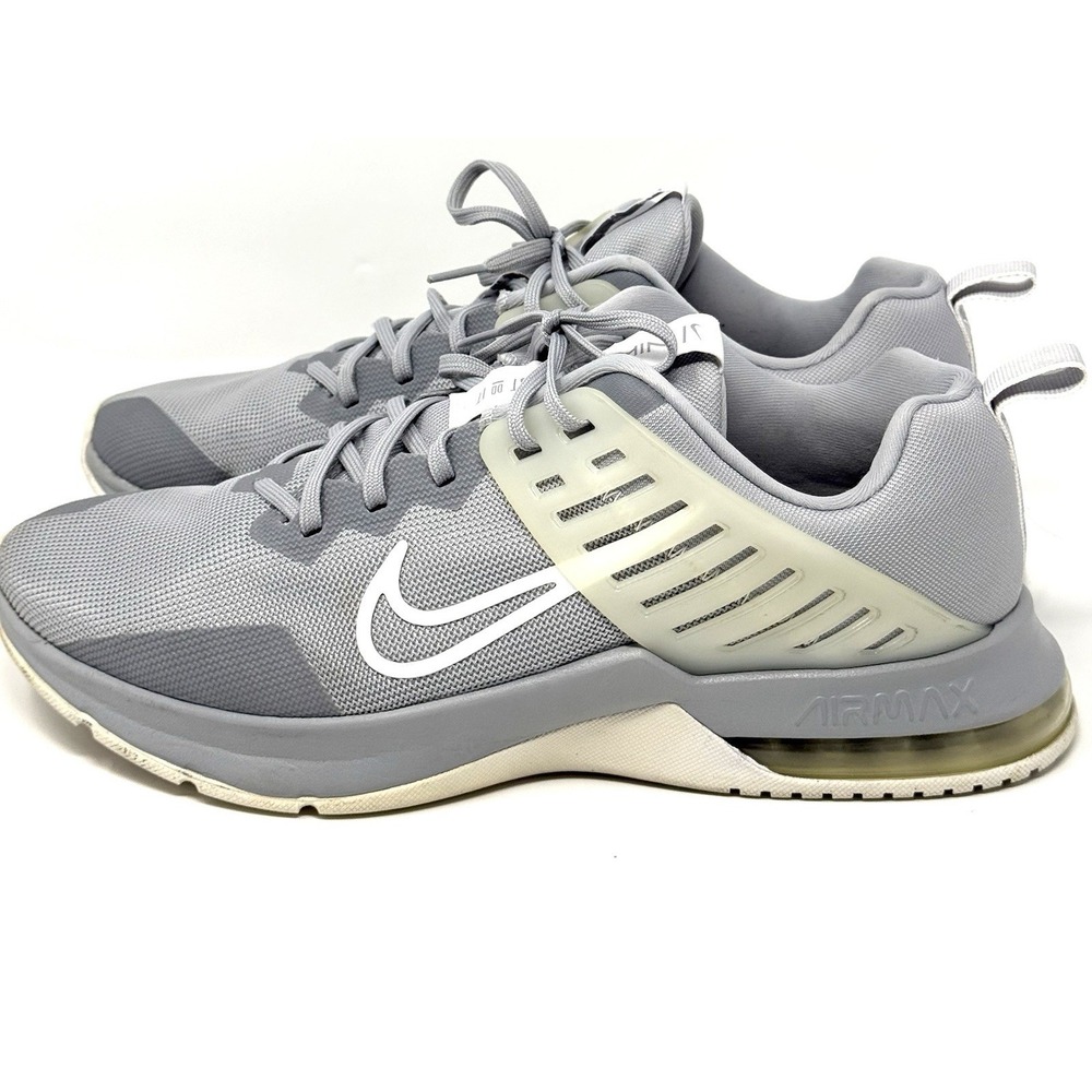 Nike Mens Air Max Alpha Trainer 3 Sz 11 Grey White Training Shoes CJ8058-004 EUC - Picture 7 of 13